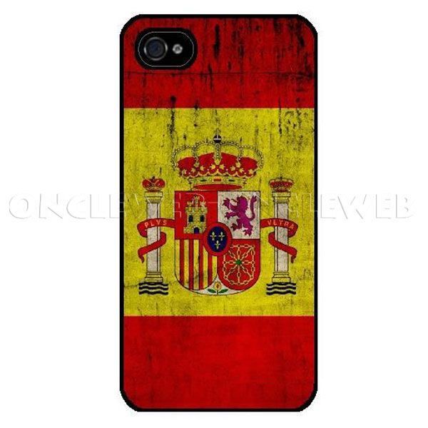 Coque drapeau Espagne vintage iPhone 4 4s