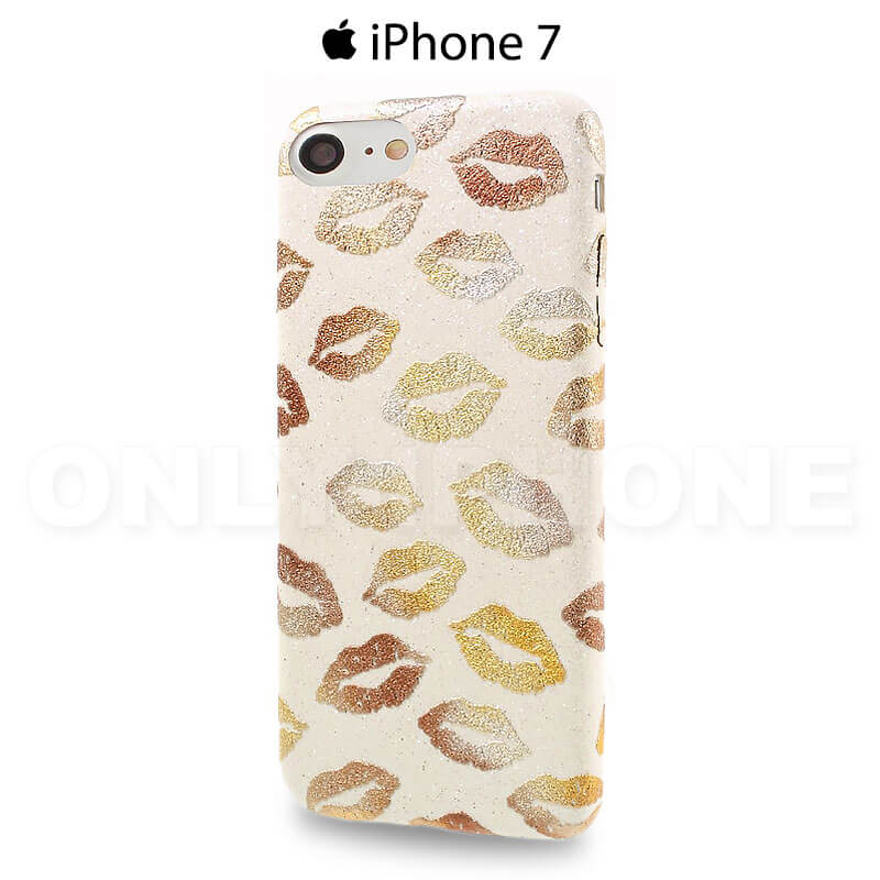 Coque iPhone 7 Kiss beige