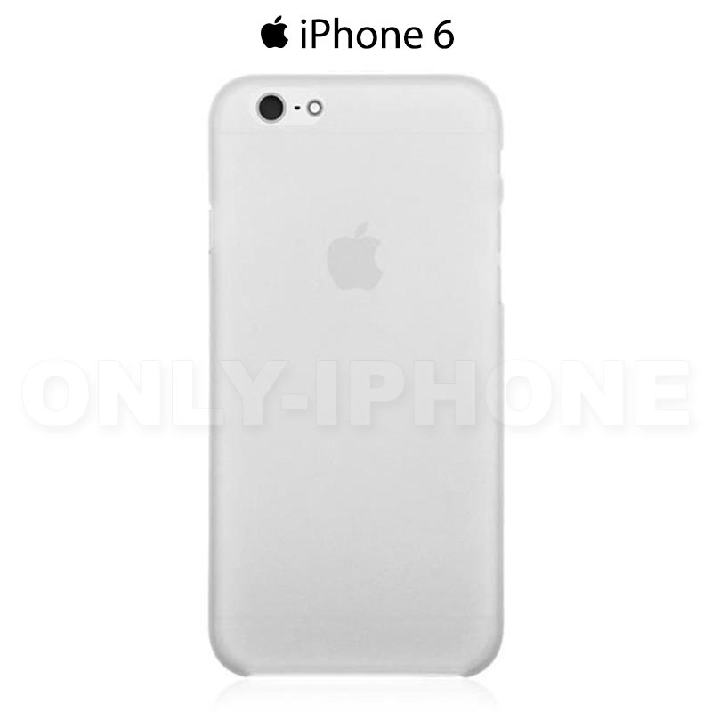 Coque transparente mat ultra slim iPhone 6 6s