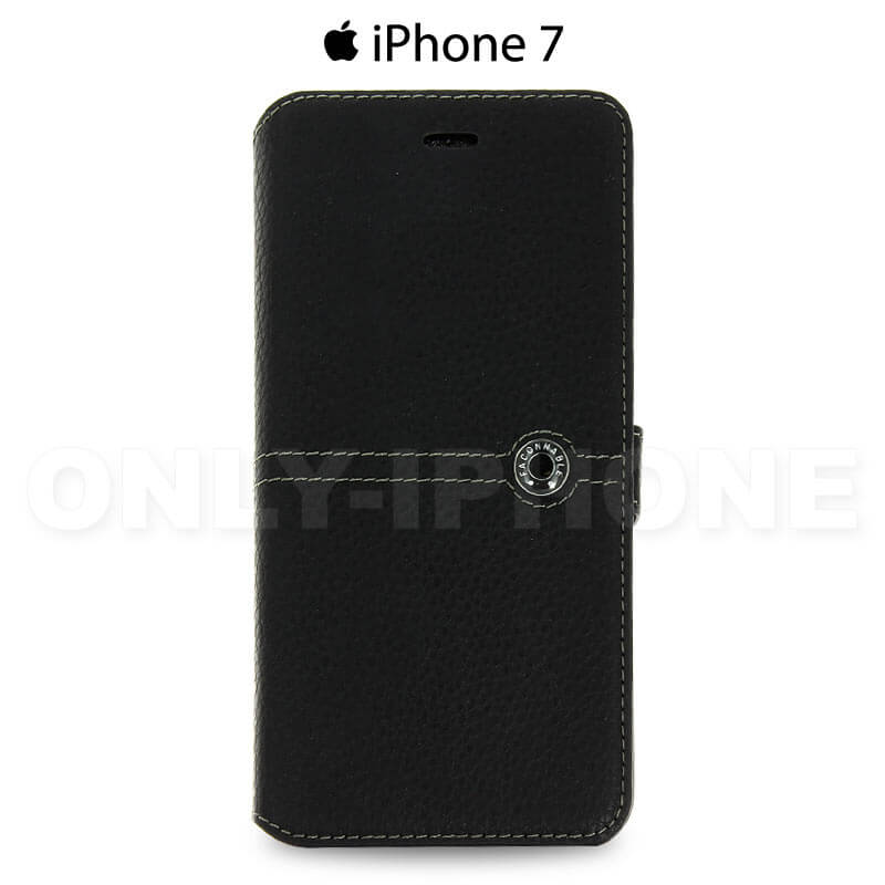 étui iPhone 7 faconnable noir