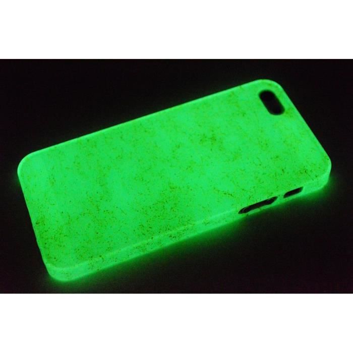 Coque Fluorescente iPhone 4/4S Vert