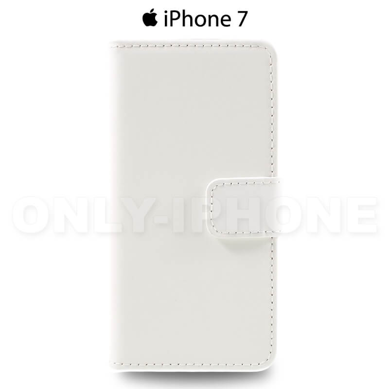 Pochette iPhone 7 portefeuille blanc